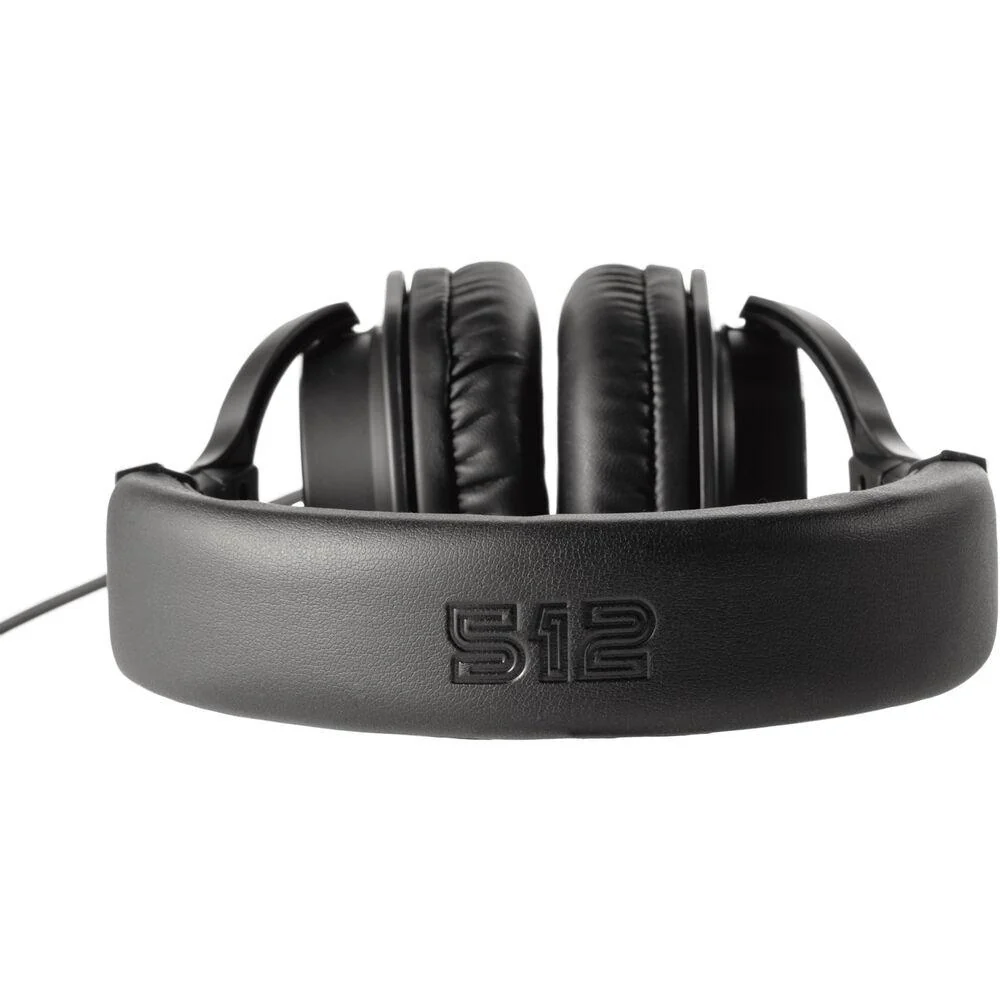 512 Audio Over-Ear Studio Monitor Headphones for Recording with Warranty Bundle - Image 3