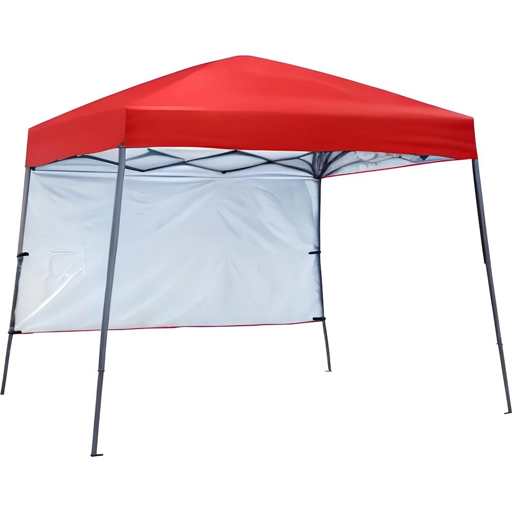 ABCCANOPY Outdoor 8x8 ft Pop-Up Canopy with Sun Wall, Bag, Stakes and Ropes, Red - Image 2