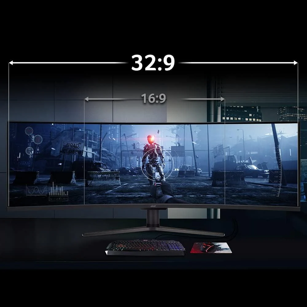 Acer 49' Curved Gaming Monitor - Image 7