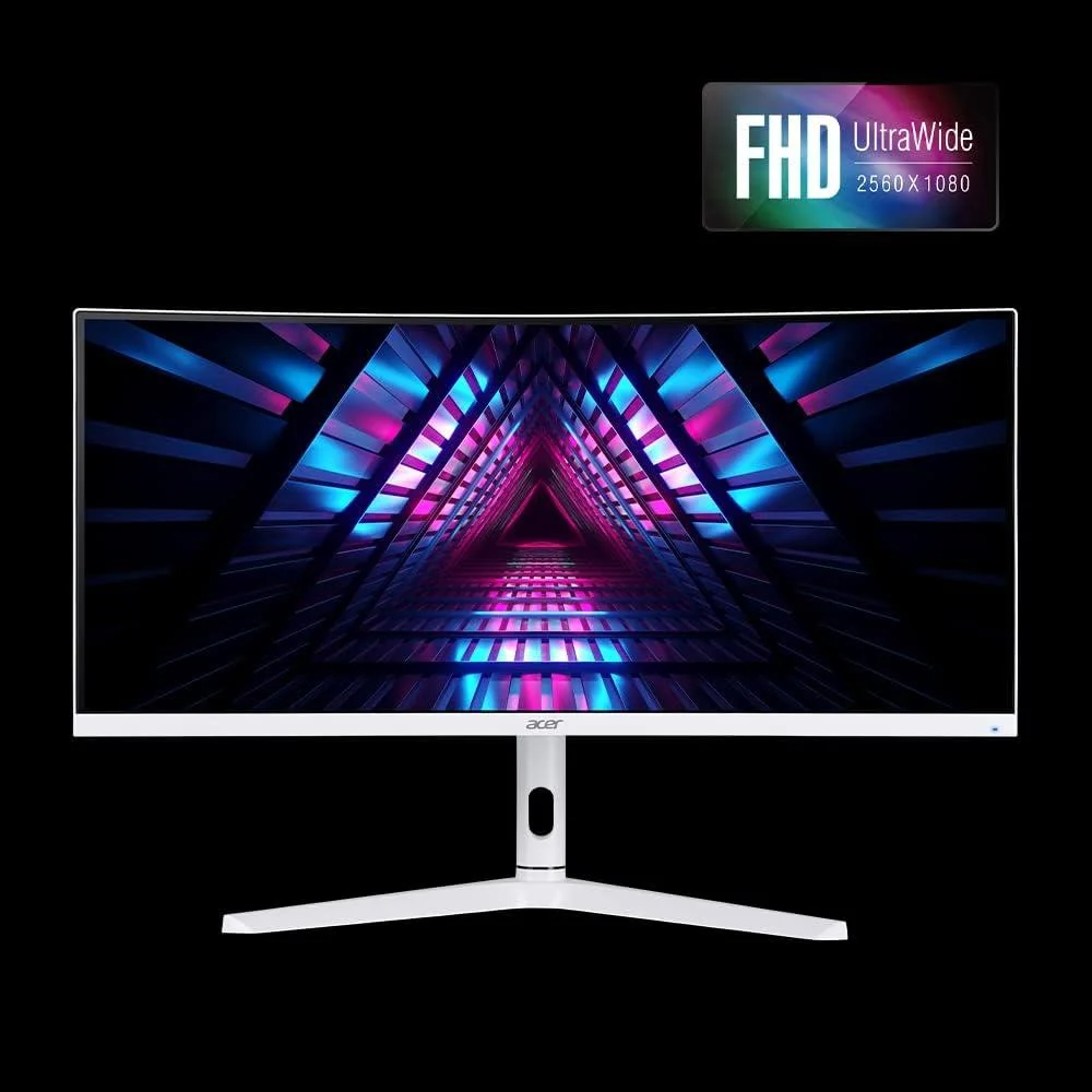 Acer XZ306C 29.5" 1500R Curved Zero-Frame VA Gaming Monitor Open Box - Image 6