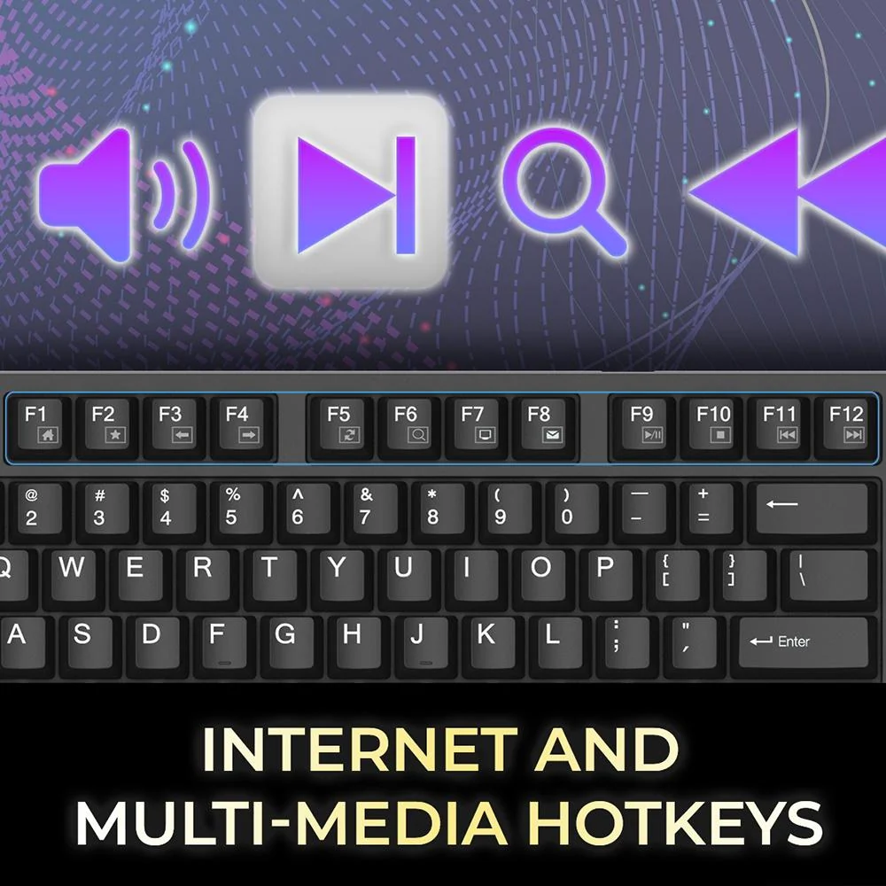 Adesso AKB-670UB EasyTouch 670 Mechanical Keyboard With CoPilot AI Hotkey - Image 11