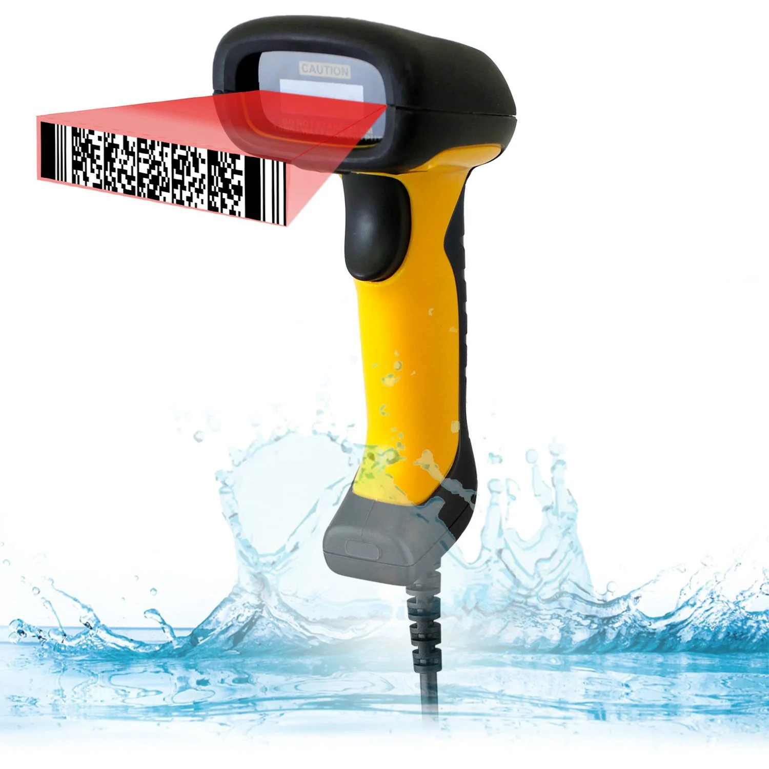 Adesso NuScan 5200TU Antimicrobial & Waterproof 2D Barcode Scanner - Image 3