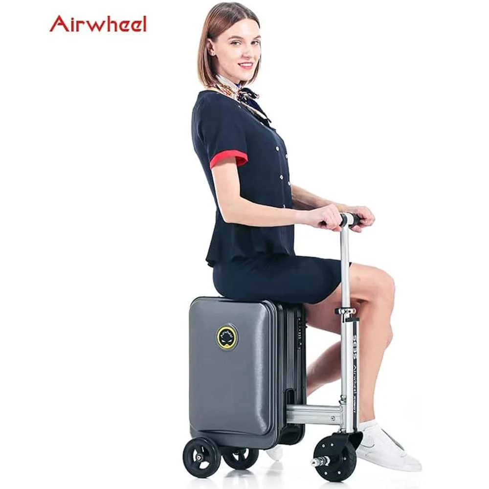 Airwheel SE3S Smart Rideable Suitcase Electric Luggage Scooter + 2 Year Protection Pack - Image 9