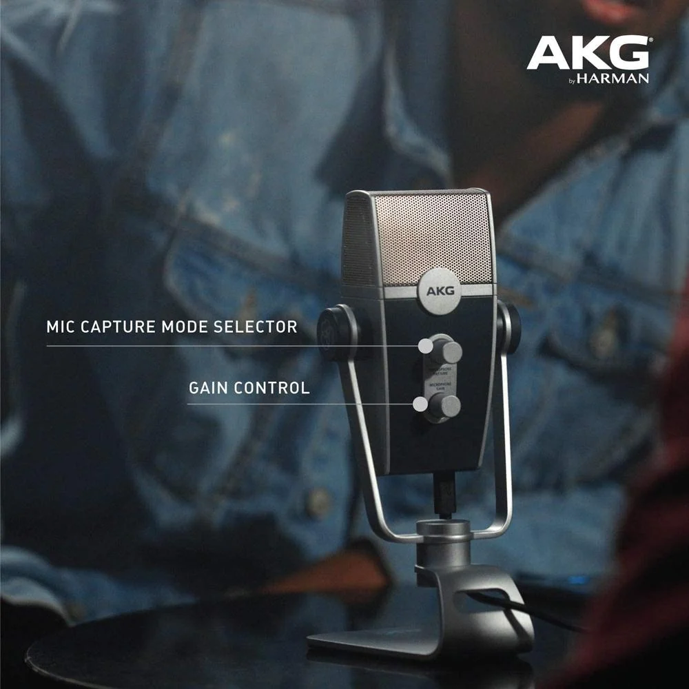 AKG Lyra USB Microphone, UHD Quality, Plug-and-Play + K72 Studio Headphone - Image 9