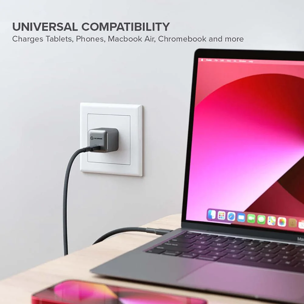 ALOGIC 30W Rapid Power USB-C Miniature GaN Charger - WCG1X30SGR-US - Image 2