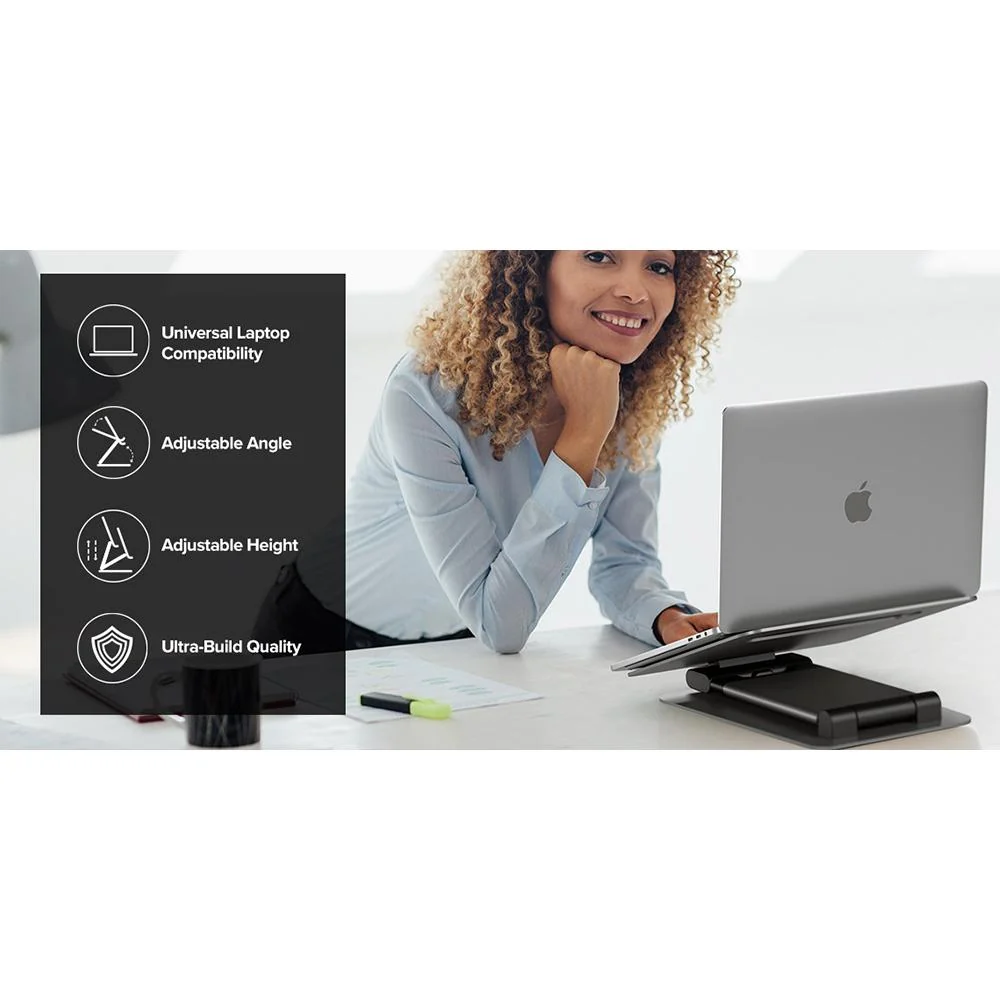 ALOGIC Elite Plus Adjustable Laptop Stand - EPALR-SGR - Image 8