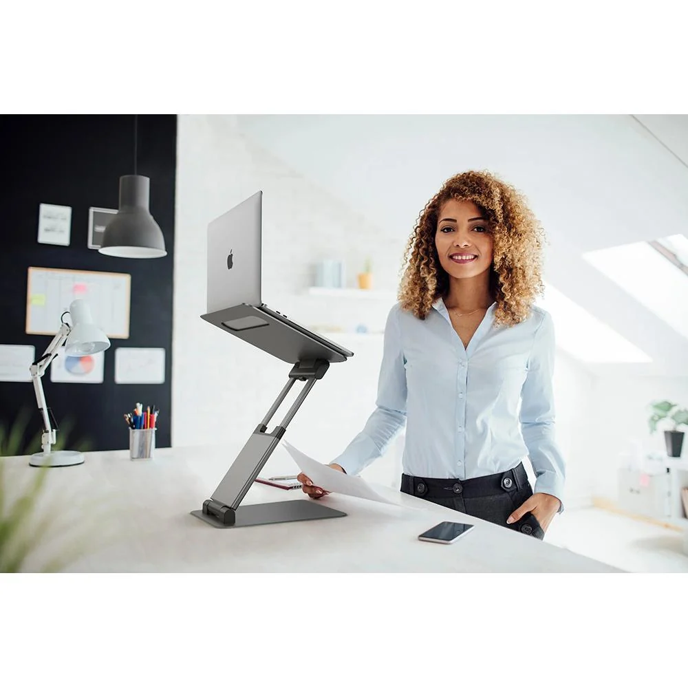 ALOGIC Elite Plus Adjustable Laptop Stand - EPALR-SGR - Image 9