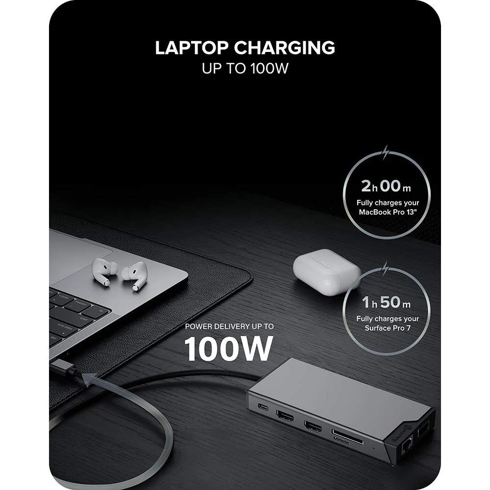 ALOGIC MV2 USB-C Dual Display DP Alt Mode Docking Station - DUCDMV2 - Image 4
