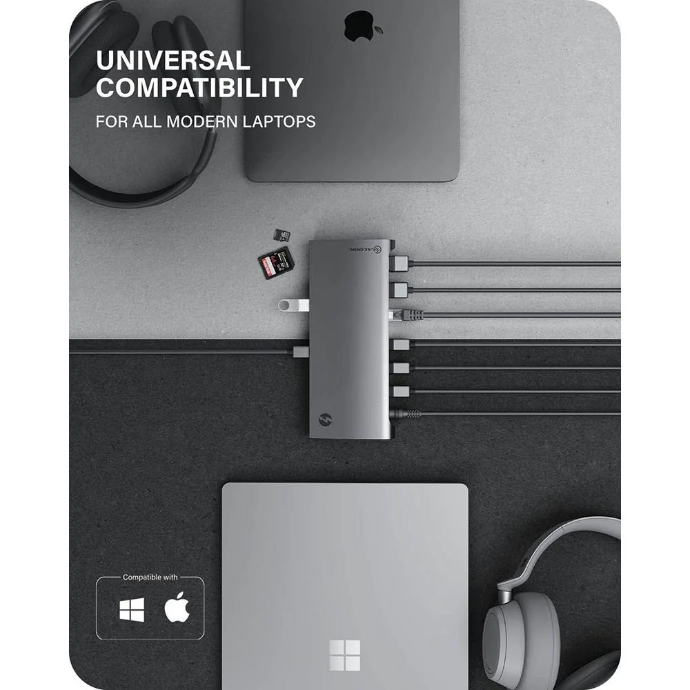 ALOGIC Thunderbolt 4 Blaze Docking Station - TB4D3TB - Image 12