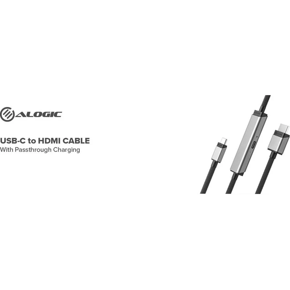 ALOGIC Ultra USB-C to HDMI 1m Cable - ULCHDPD01-SGR - Image 9