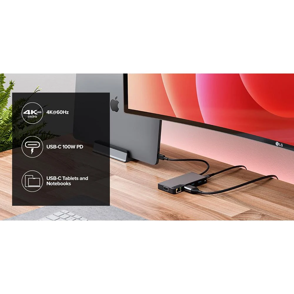 ALOGIC USB-C Fusion Max 6-in-1 Hub V2 - UCFUPRGVV2-SGR - Image 7