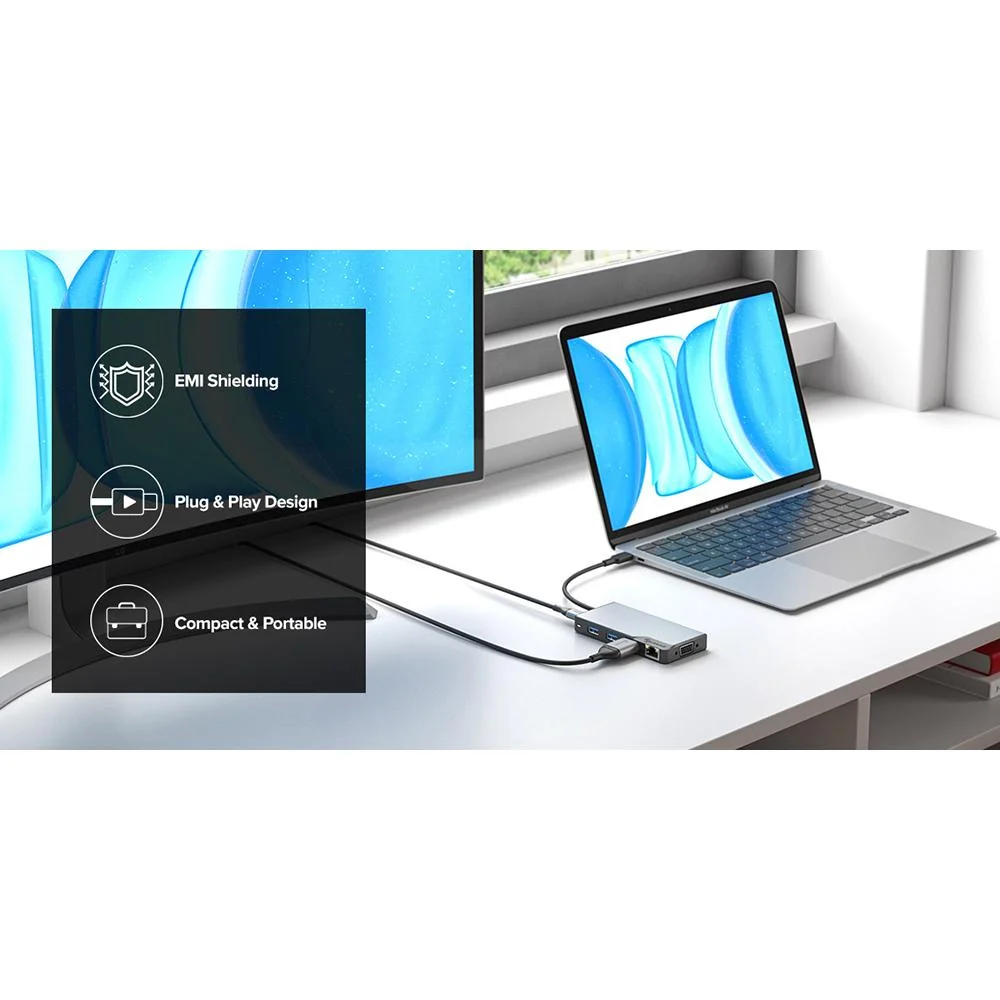 ALOGIC USB-C Fusion Max 6-in-1 Hub V2 - UCFUPRGVV2-SGR - Image 8
