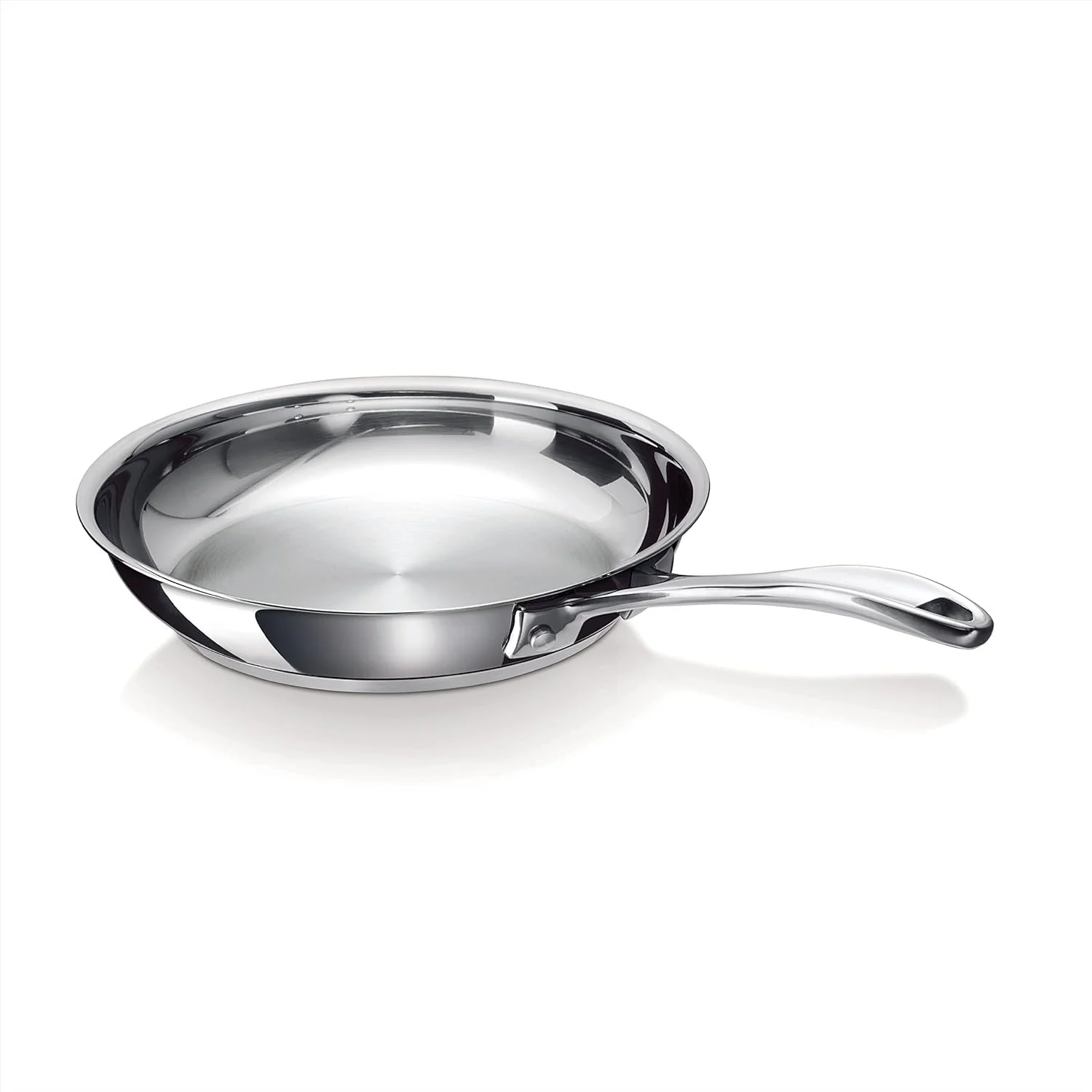 Alva Chef Stainless Steel Frying Pan Skillet Oven/Dishwasher Safe, Cookware 9.5in