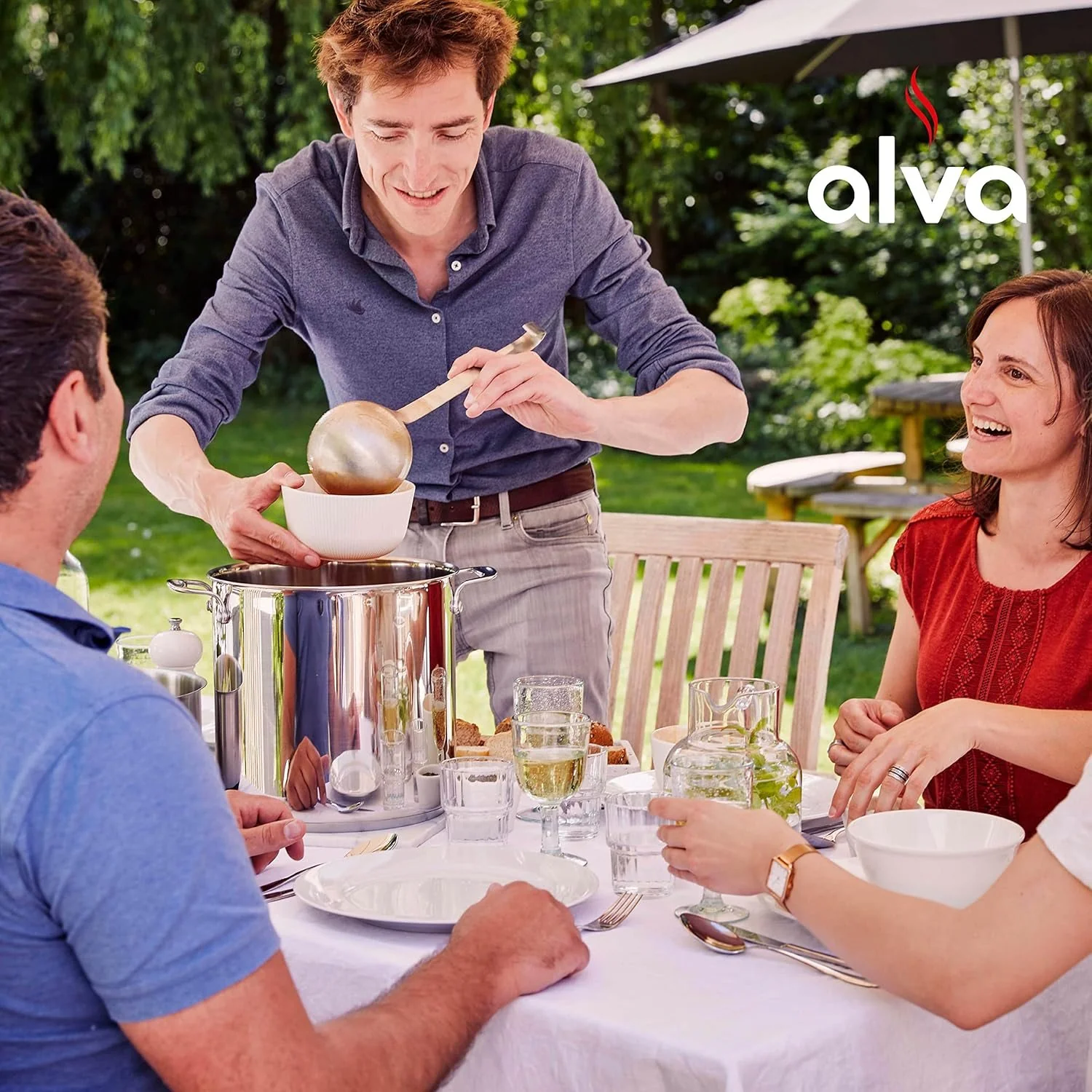 Alva Chef Stainless Steel Stock Pot with Lid Deep & Large 10.5 Qt - Image 8