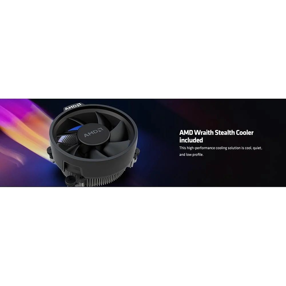 AMD Ryzen 5 5600X 6-core 12-Thread Desktop Processor with Cooler Open Box - Image 7