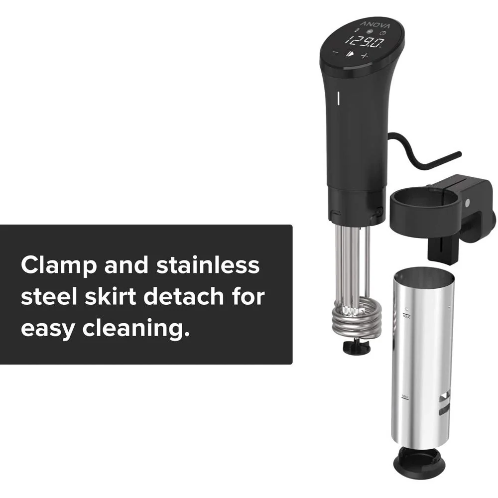 Anova Sous Vide Precision Cooker 1000 W with WiFi Black and Silver + Knife Set - Image 9