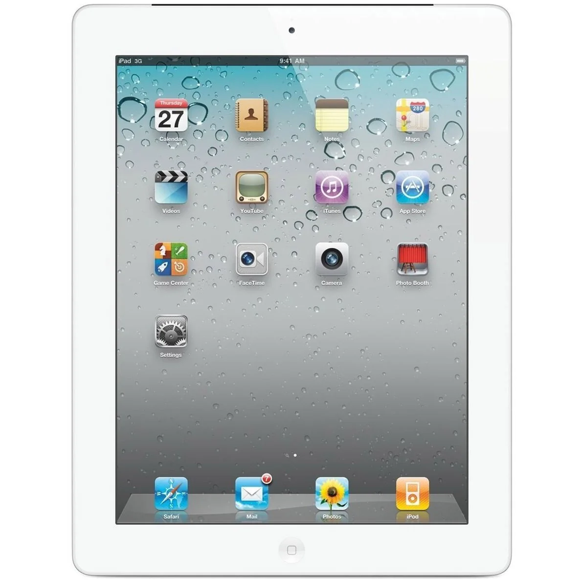 Apple iPad 2 MC979LL/A 2nd Generation Tablet (16GB, Wifi, White) Refurbished - Image 2