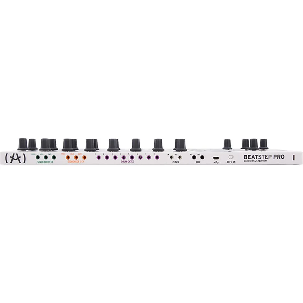 Arturia BeatStep Pro 16-Pad MIDI Controller and Sequencer, White - Image 2