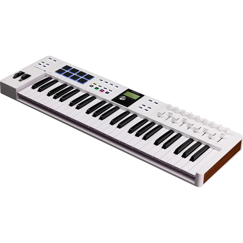 Arturia KeyLab Essential 49 mk3 49-Key USB MIDI Controller Keyboard, White - Image 3