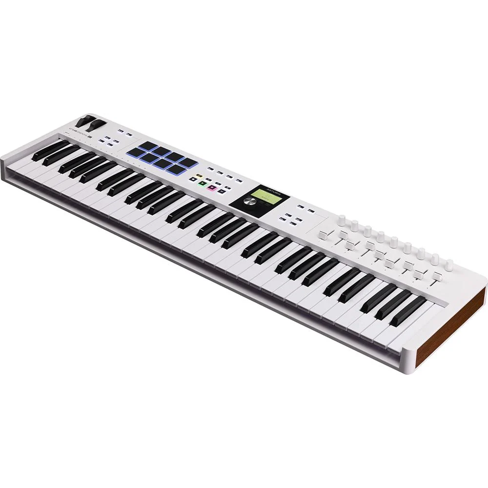 Arturia KeyLab Essential Mk3 61-Key USB MIDI Controller Keyboard, White - Refurbished - Image 3