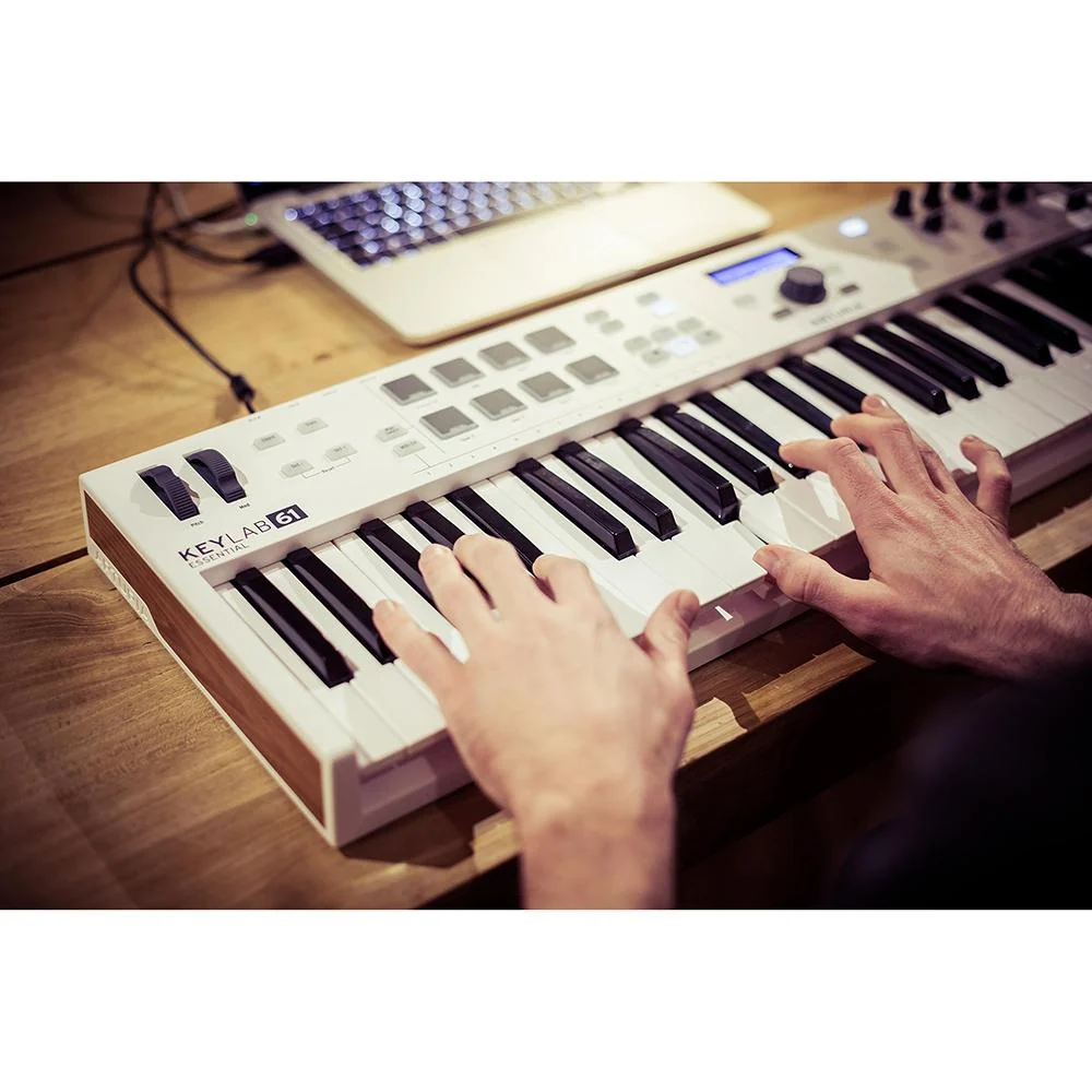 Arturia KeyLab Essential Mk3 61-Key USB MIDI Controller Keyboard, White - Refurbished - Image 8