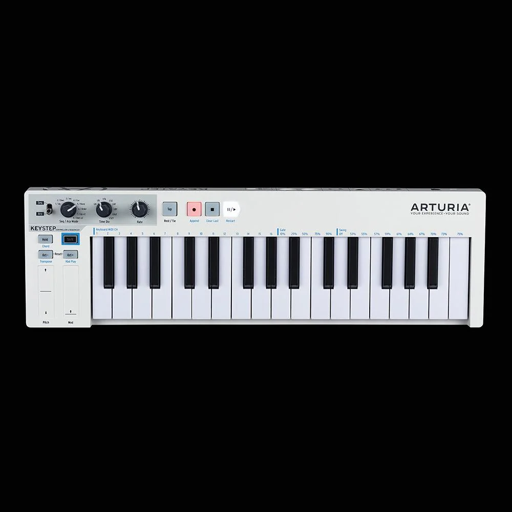 Arturia KeyStep 32-Key MIDI Controller and Sequencer Keyboard, White - Image 7