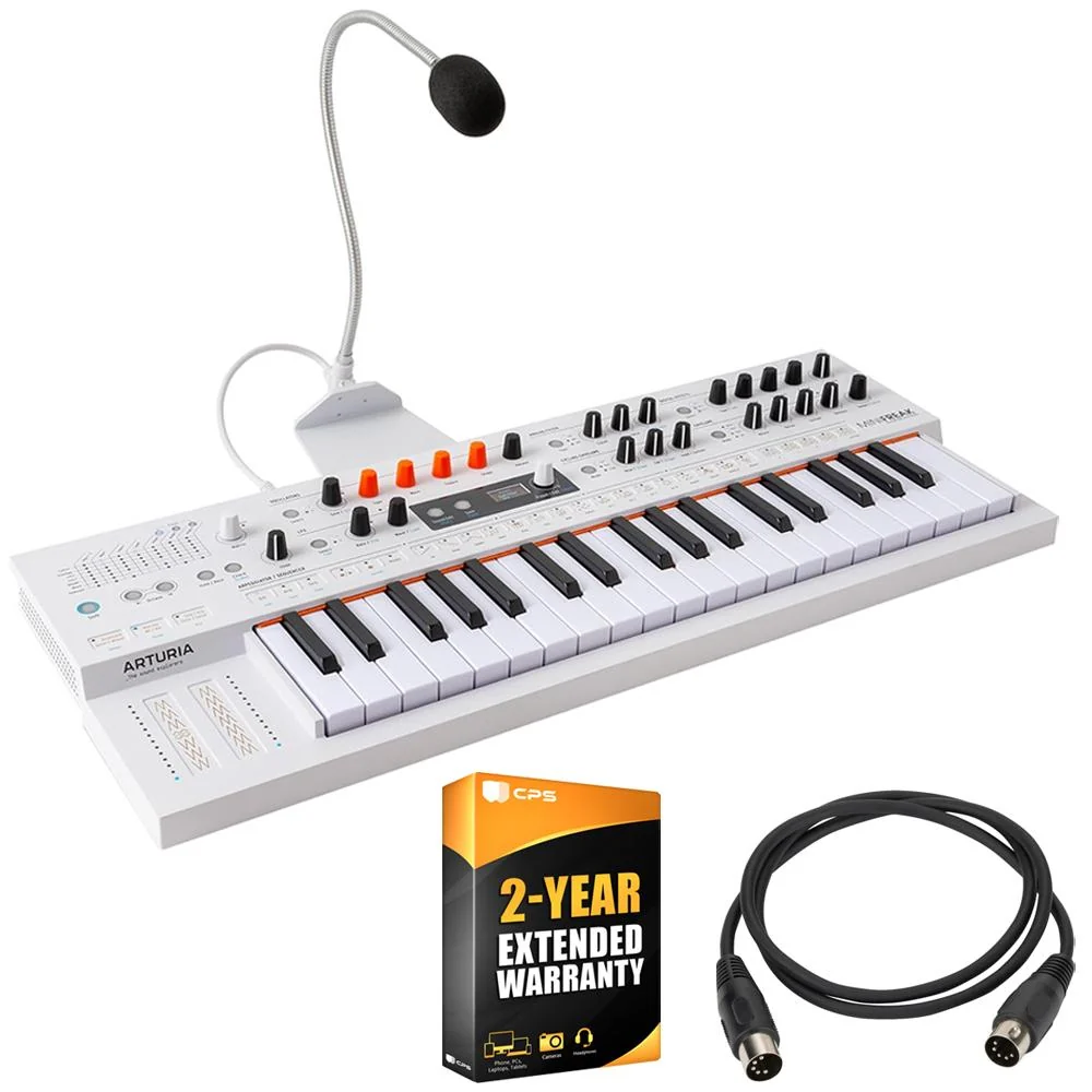 Arturia MiniFreak Vocoder 37 Key Polyphonic Synthesizer Keyboard + 2 YR Warranty Kit