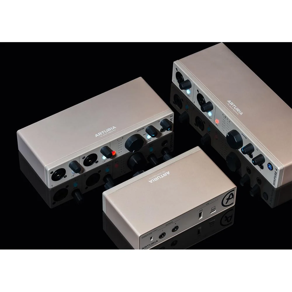 Arturia MiniFuse 1 USB-C Audio Interface, Champagne - Image 6