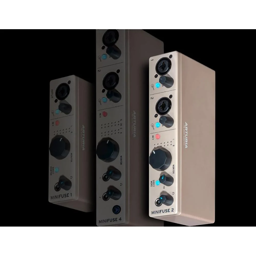 Arturia MiniFuse 2 USB-C Audio Interface, Champagne - Image 6