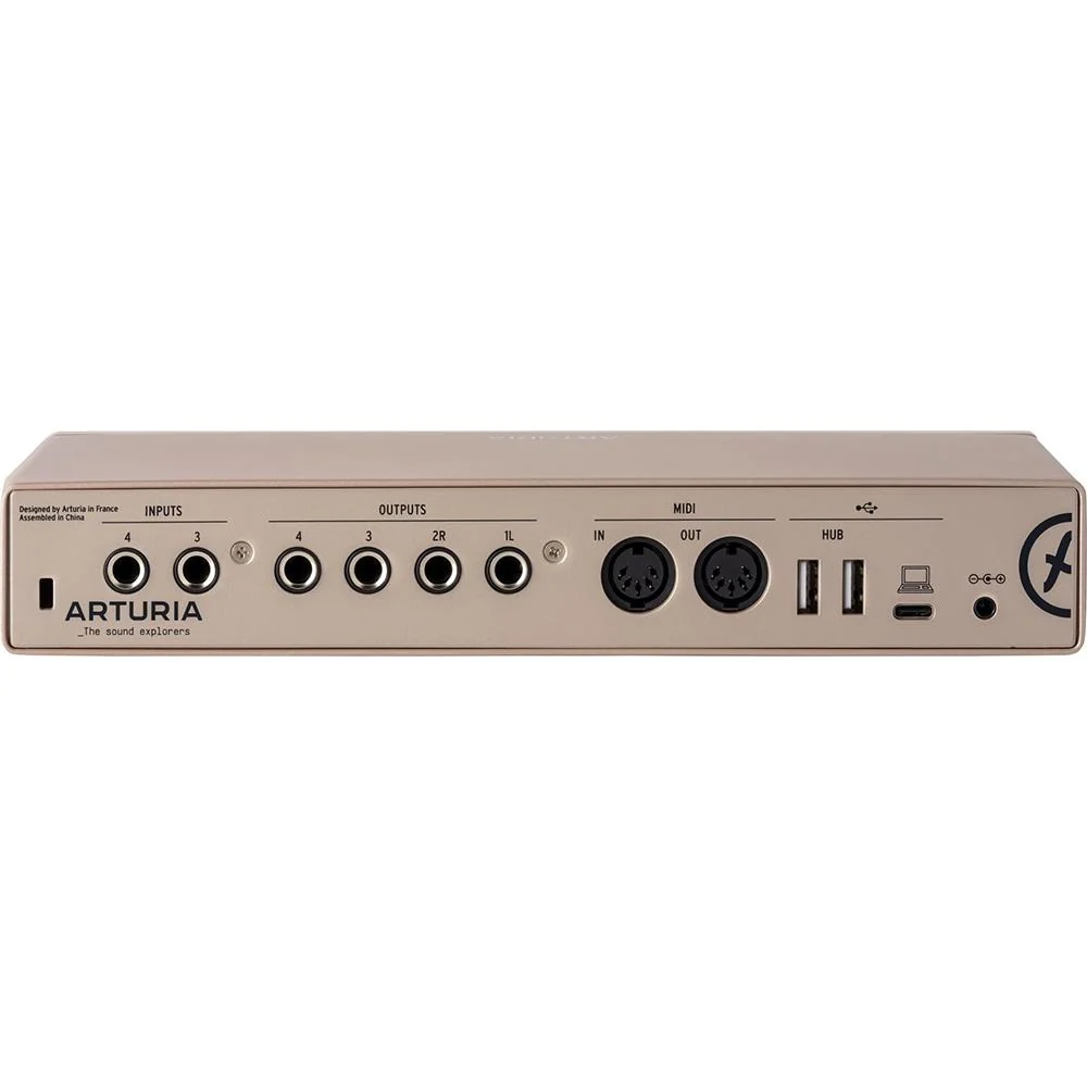 Arturia MiniFuse 4 USB-C Audio Interface, Champagne w/ 2 YR Extended Warranty Bundle - Image 3