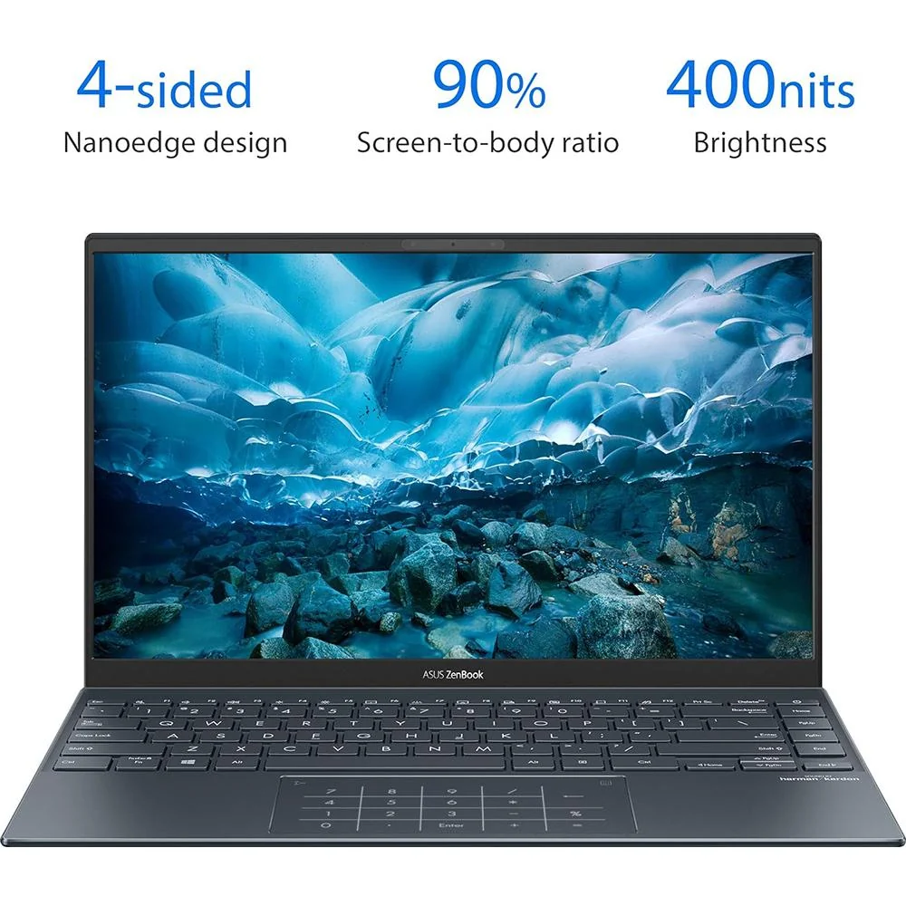 Asus 14" Zen Book 14 Ultra-Slim Laptop in Pine Gray - UX425EA-EH51 - Image 3