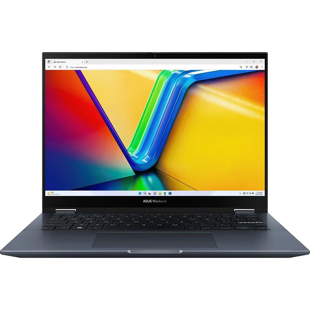 Asus 14" Vivobook S 14 Flip FHD Touchscreen Laptop in Blue - TP3402ZA-DB51T