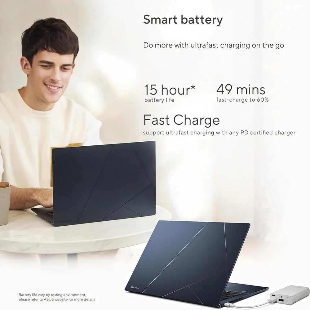 Asus 14" Zenbook 14 OLED Laptop in Ponder Blue - UX3402VA-DS94 - Image 10