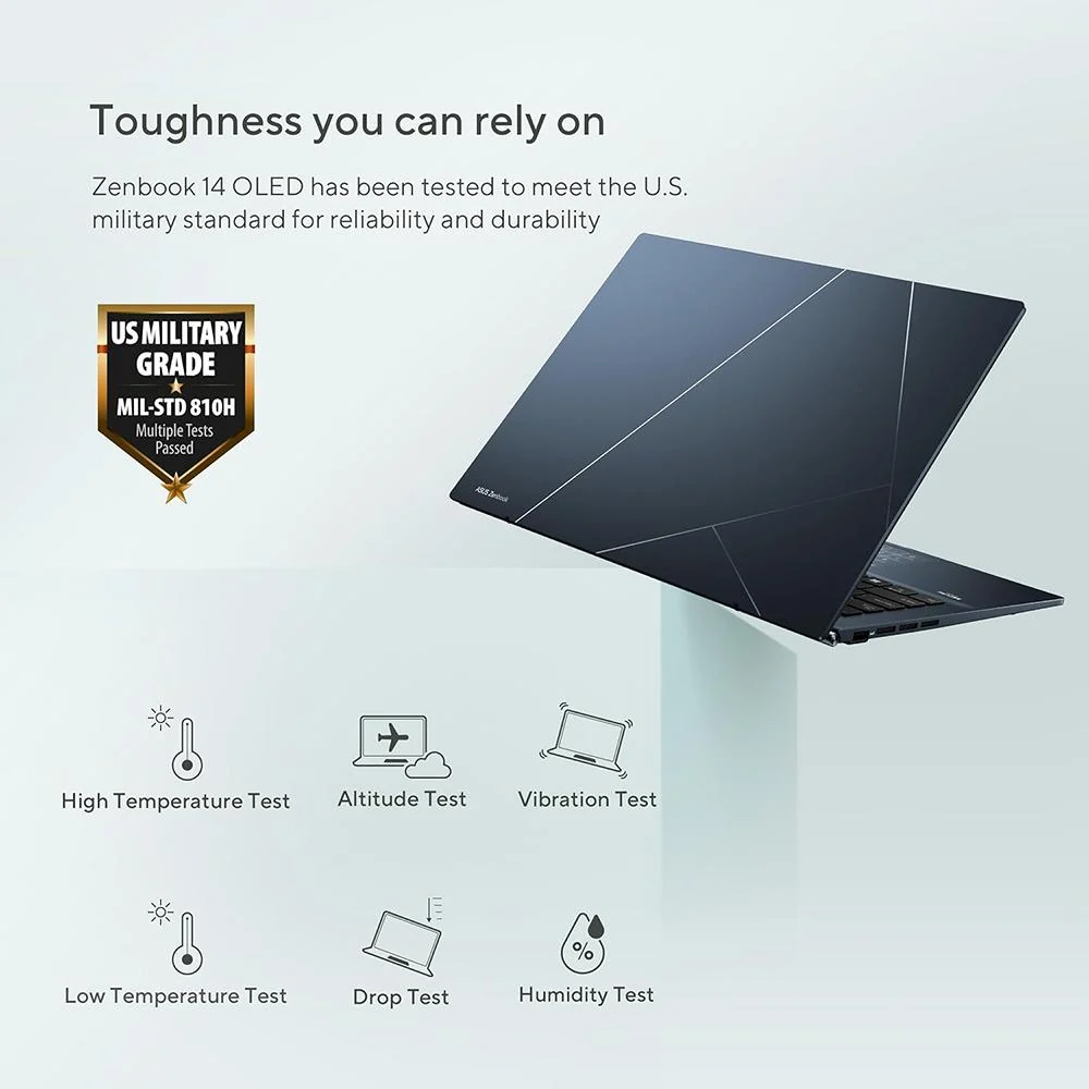 Asus 14" Zenbook 14 OLED Laptop in Ponder Blue - UX3402VA-DS94 - Image 11
