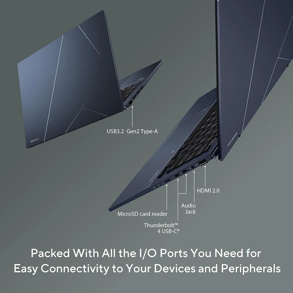 Asus 14" Zenbook 14 OLED Laptop in Ponder Blue - UX3402VA-DS94 - Image 9
