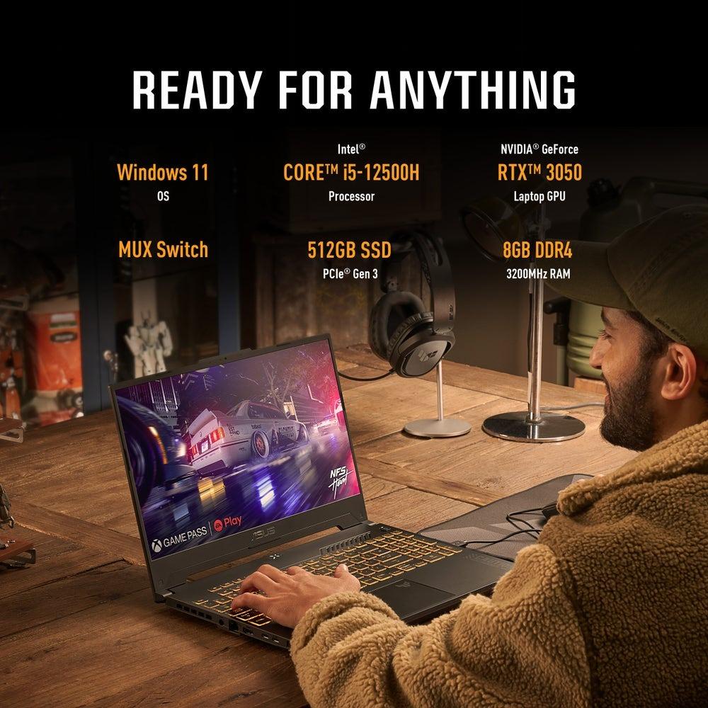 Asus 15.6" TUF Gaming F15 (2022) Gaming Laptop - FX507ZC-RS51 - Image 6