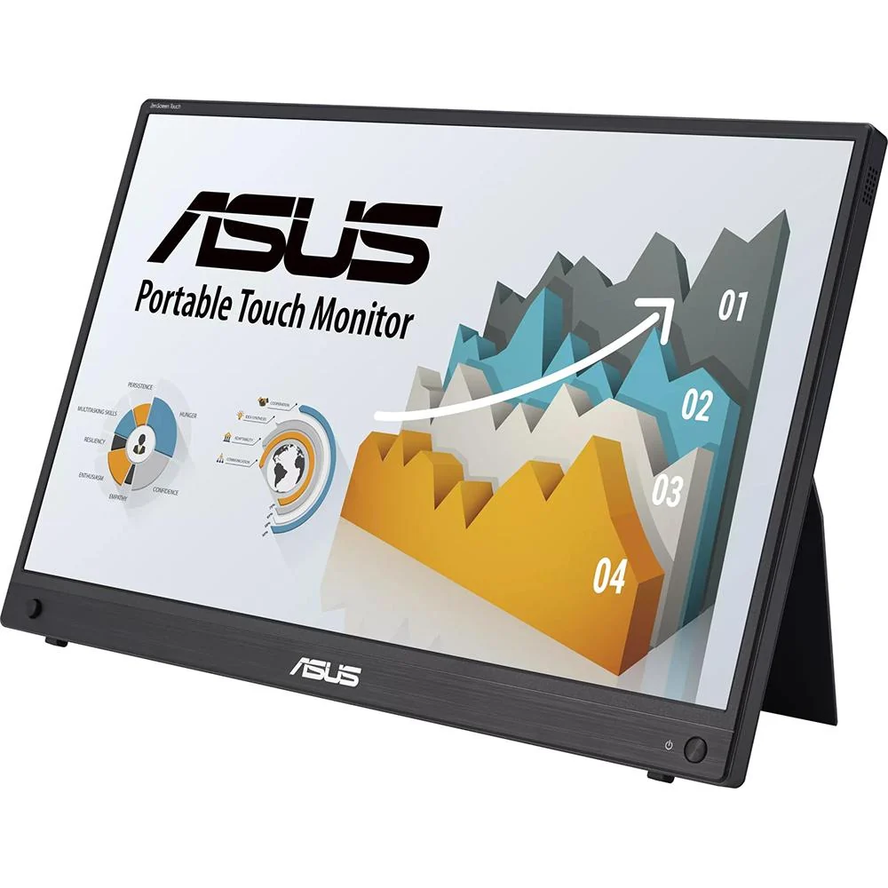 ASUS 15.6" ZenScreen Touch Portable Monitor in Black - MB16AMTR - Image 2