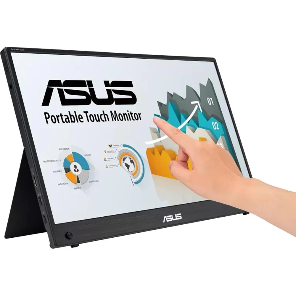 ASUS 15.6" ZenScreen Touch Portable Monitor in Black - MB16AMTR - Image 7