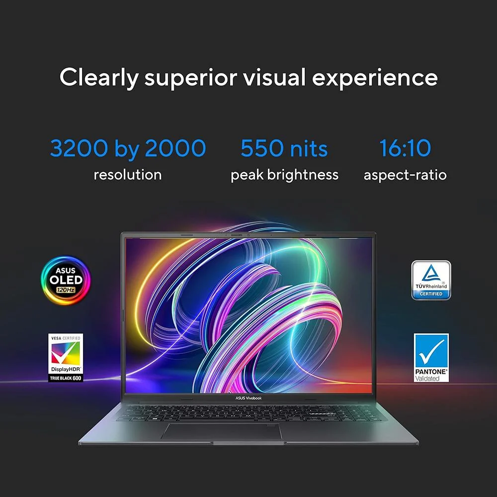 Asus 16" Vivobook 16X OLED Laptop in Indie Black - K3605VU-ES94 - Image 8