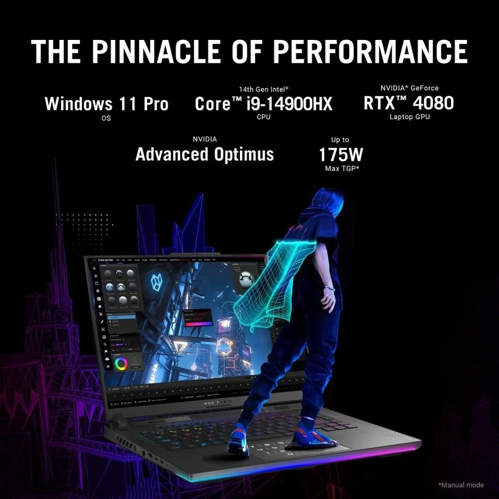 Asus 16" ROG Strix SCAR 16 Gaming Laptop - G634JZR-XS96 - Image 11