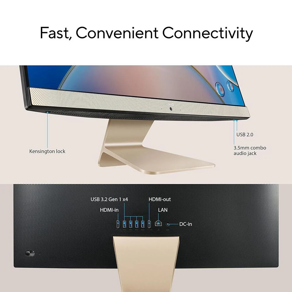 Asus 23.8" Full HD All-in-One Desktop PC in Black - M3400WYA-DH503 - Image 6