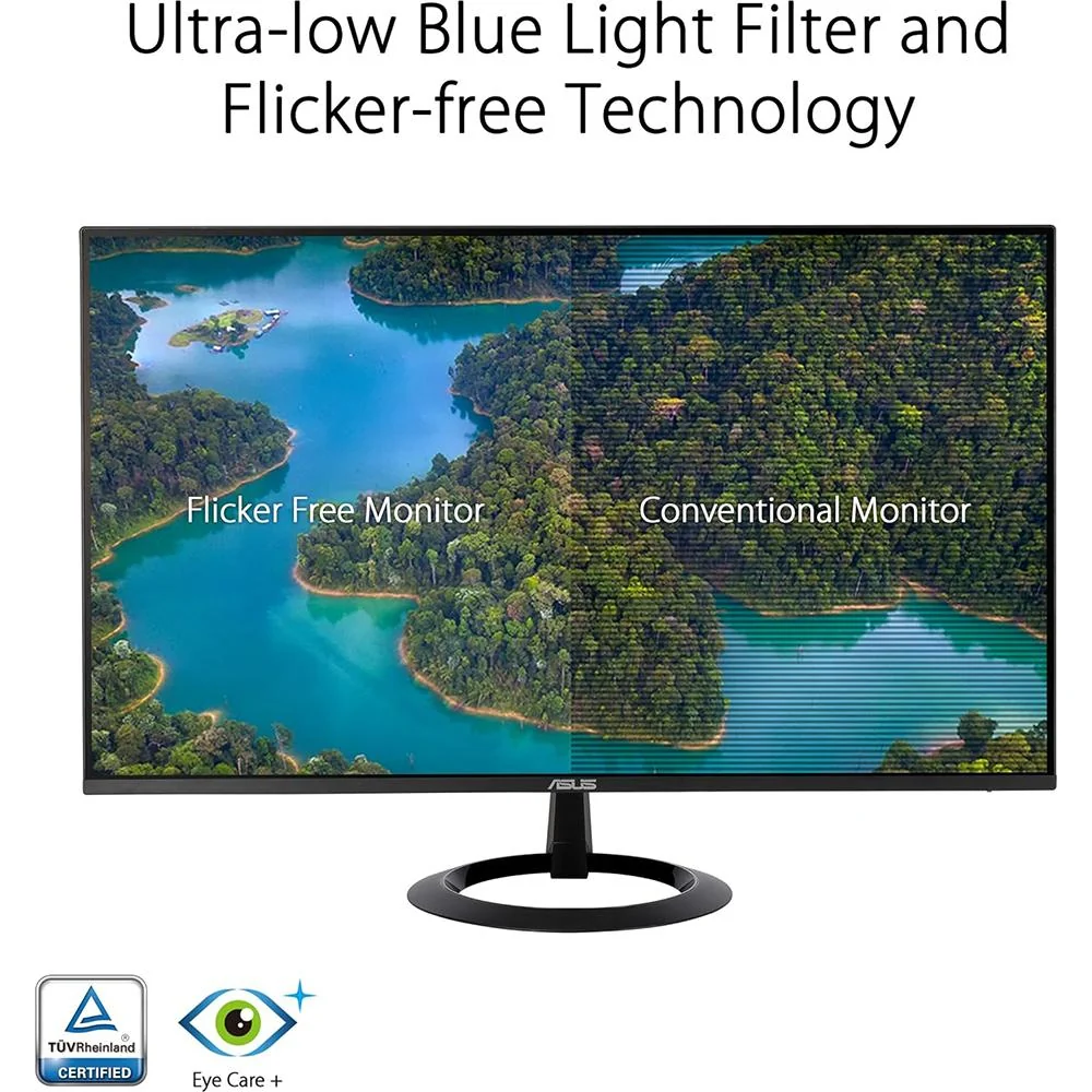 ASUS 24" Full HD Eye Care Gaming Monitor in Black - VZ24EHF - Image 12