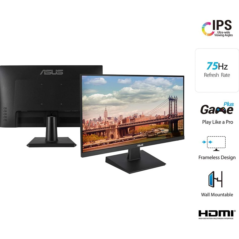 ASUS 24" Full HD Eye Care Monitor - 90LM0560-B011B0 - Image 6
