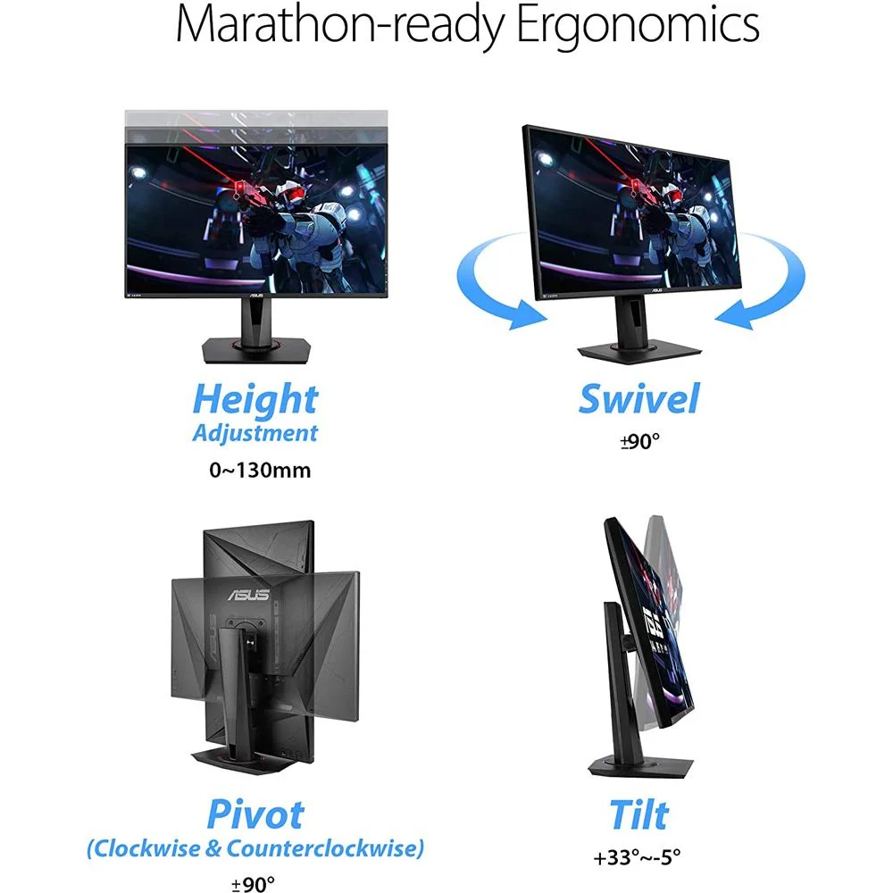 ASUS 27" Full HD1080p 144Hz 1ms DP - Open Box - Image 10