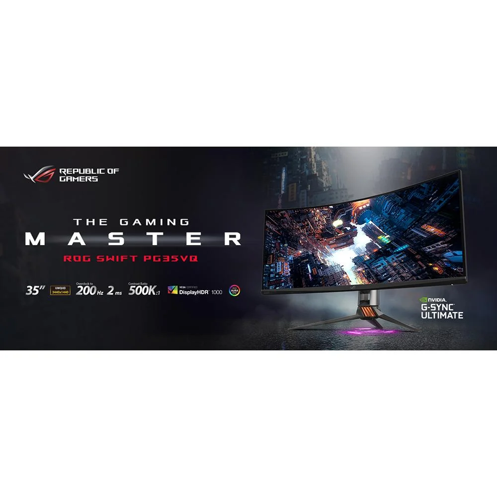 ASUS 35" ROG Curved HDR Gmng Monitr - Image 6