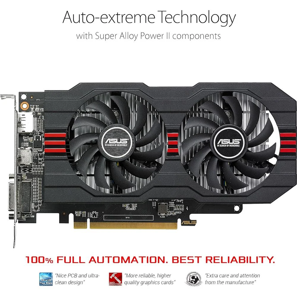 ASUS - AMD 560 4GB GAMING GDDR5 DP HDMI DVI AMD GRAPHICS CARD - Image 5