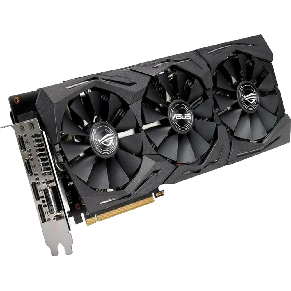 ASUS - AMD ROG STRIX RADEON RX 580 O8G OC EDITION GDDR5 DP HDMI DVI VR AMD - Image 2