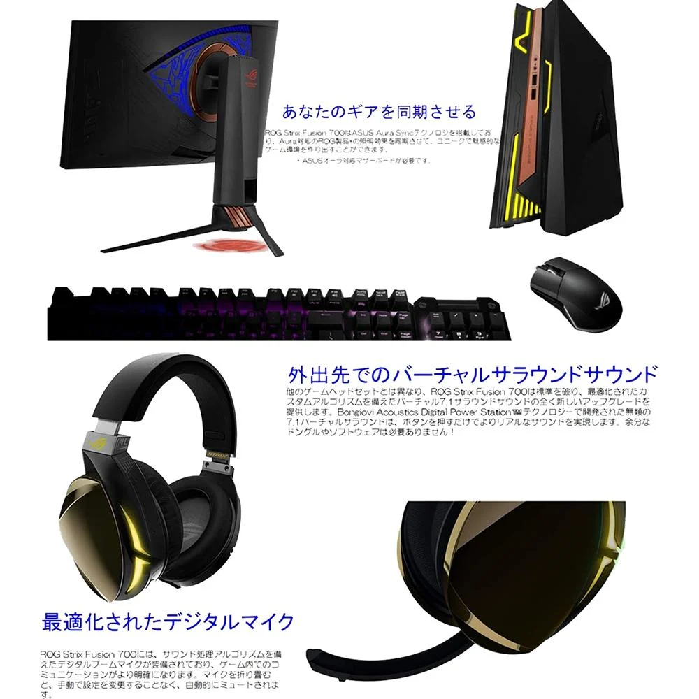 ASUS - COMPONENTS ROG STRIXFUSION 700 VIRTUAL7.1 ROG STRIX FUSION 700 VIRTUAL 7.1 - Image 8