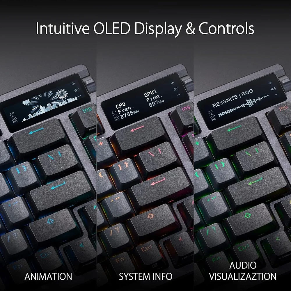ASUS ROG Azoth Wireless DIY Custom Gaming Keyboard - M701ROGAZOTH/NXBN/CA - Image 11