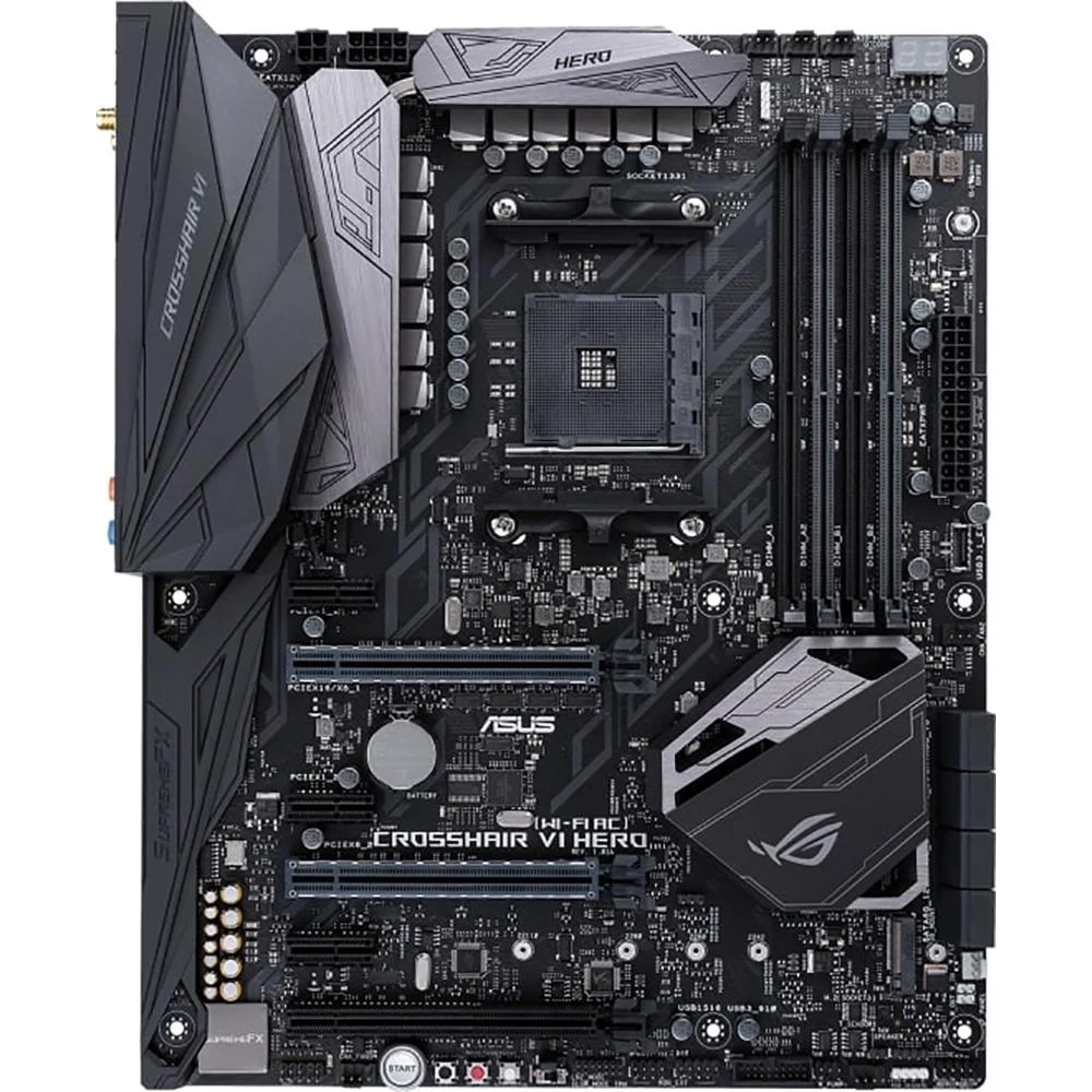 ASUS - MOTHERBOARDS AM4 DDR4 M.2 USB 3.1 ATX X370 ONBOARD 11AC WL AURA SYNC - Image 8